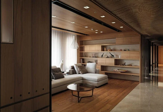 Interior with Warmer Tones Flooring Design Trends