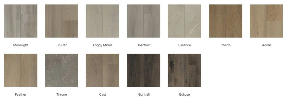 Difference's SPC vinyl plank and tile flooring design collections