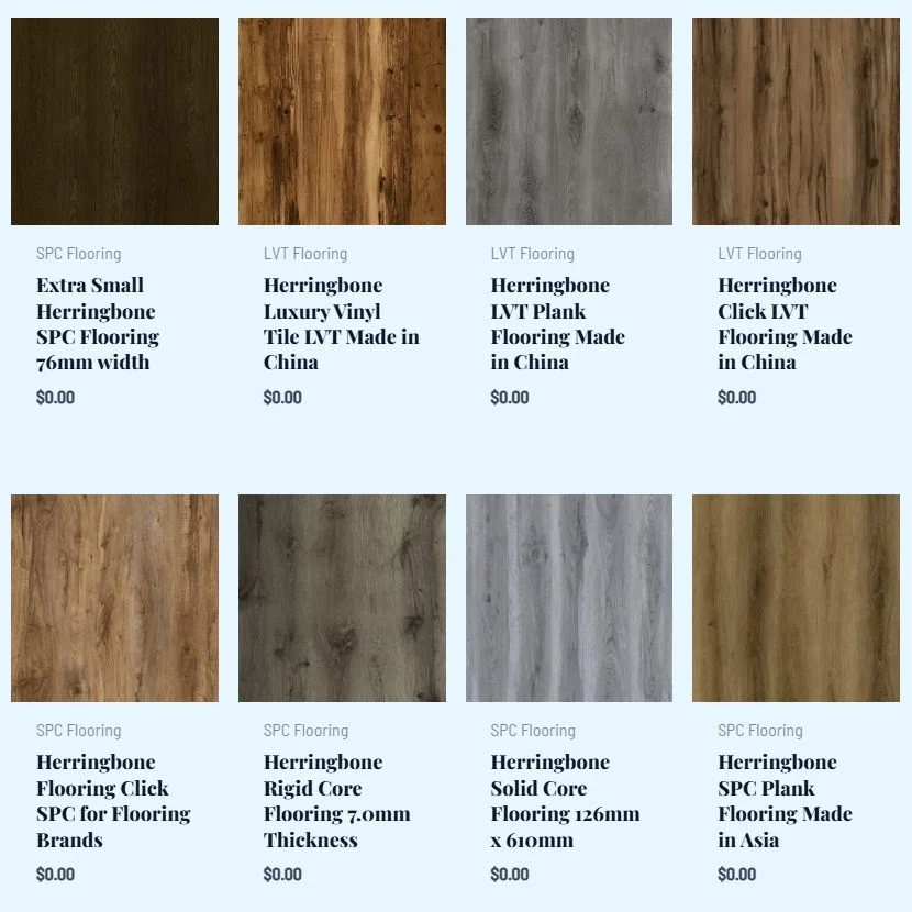 Herringbone Flooring Design collections at Sreelance Material Technology China