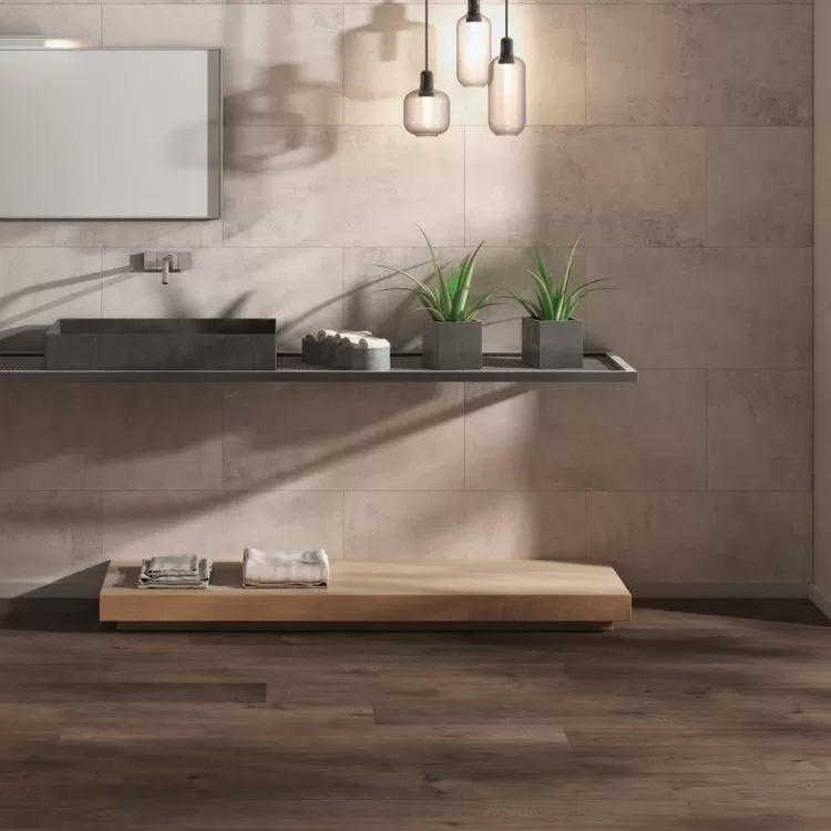 Tuscan collection polypropylene resilient SPC flooring made in German