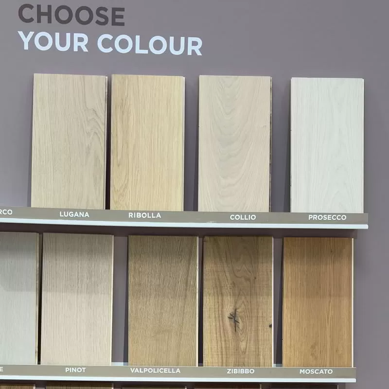 Step 4 to choose colors and surface treatments