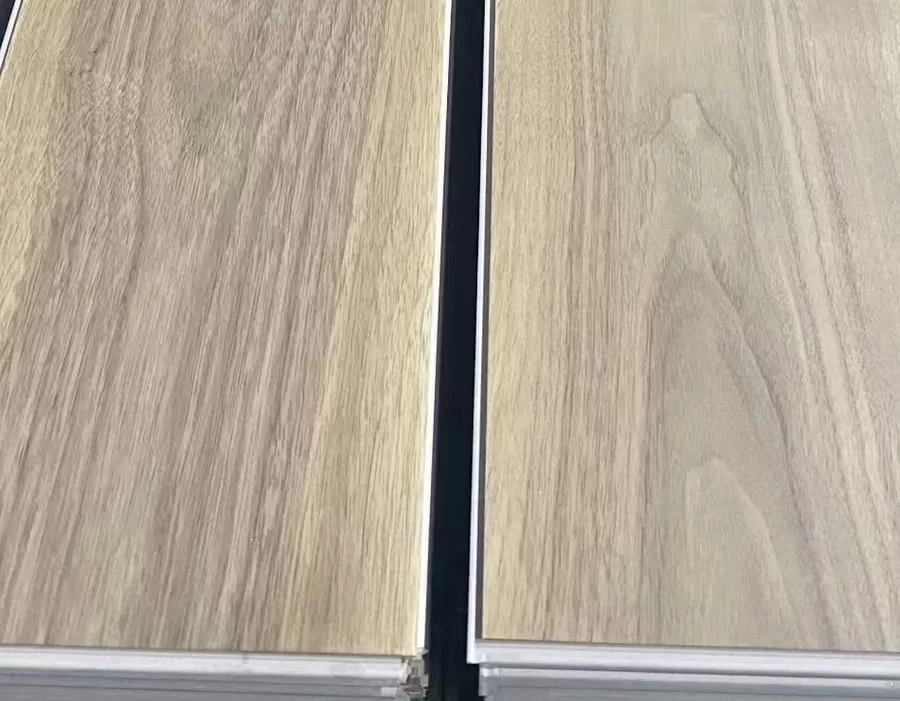 A close up look at grains on V-SPC Flooring Planks
