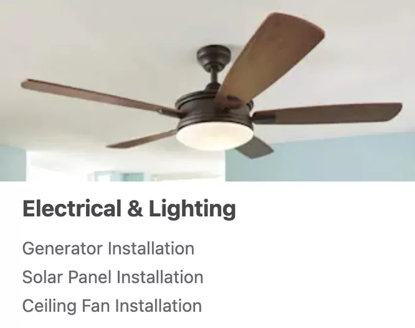 Home Depot Cabinet Makeover Solution in 5 Steps Electrical and lighting installation, including generator, solar panel, and ceiling fan products