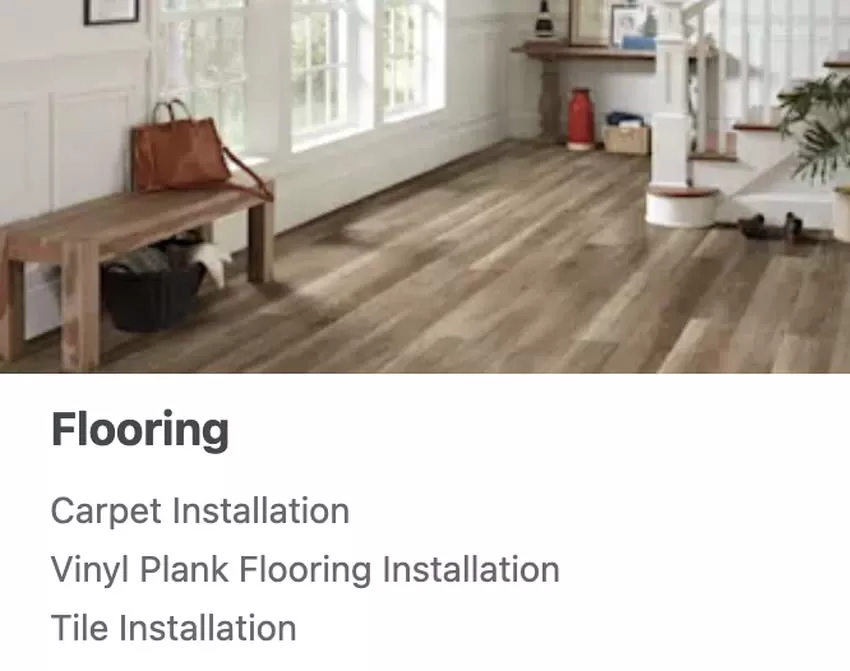 Home Depot Cabinet Makeover Solution in 5 Steps Total flooring installation solution and service by The Home Depot