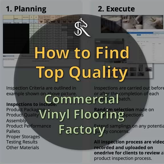 Article on how to find top quality commercial vinyl flooring factory from Asia