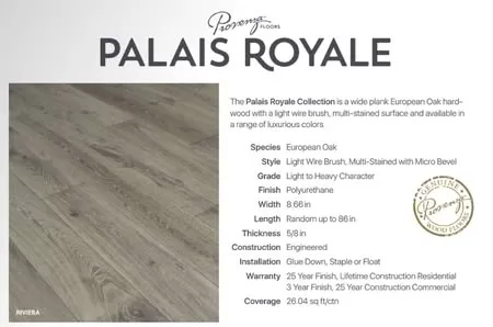 Provenza Floors, Inc. Brand Collection Introduction Palais Royale European Oak flooring