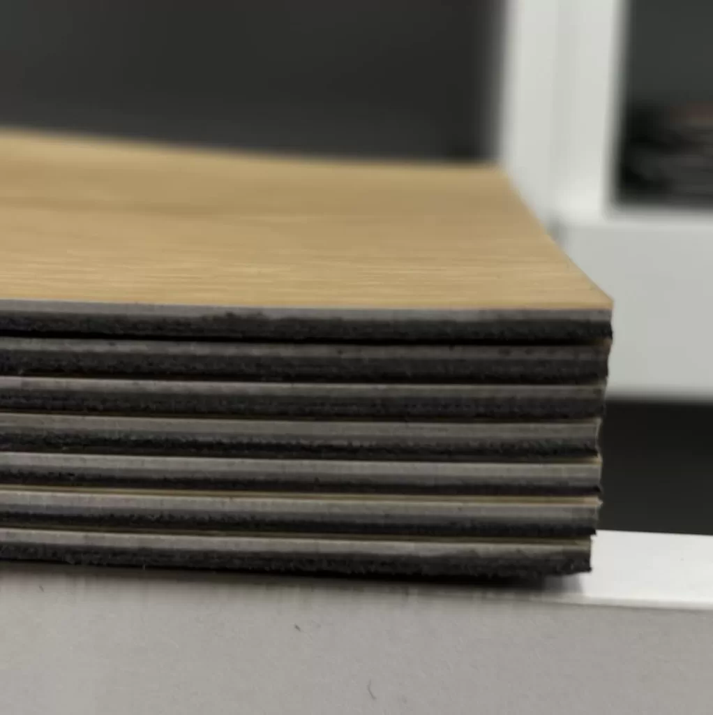 Acoustic Luxury VInyl Flooring with IXPE