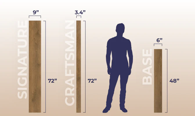 flooret modin collection plank sizes