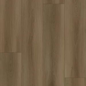 Popular Brown color rigid core SPC flooring with natural and simple design