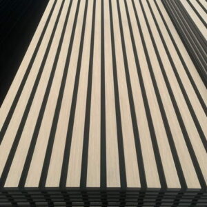 white oak 3 side veneer acoustic wall panel