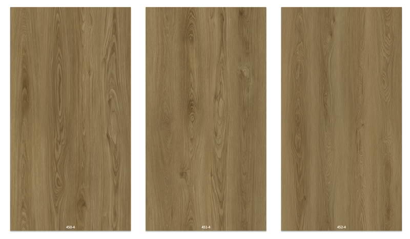 Wood grain pattern samples for 3 cylinder design patterns