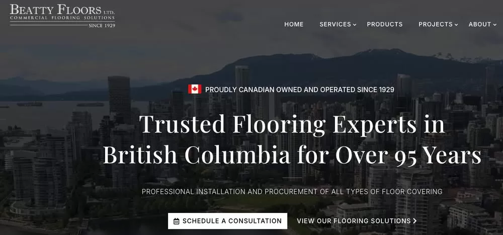 Trusted flooring experts in BC