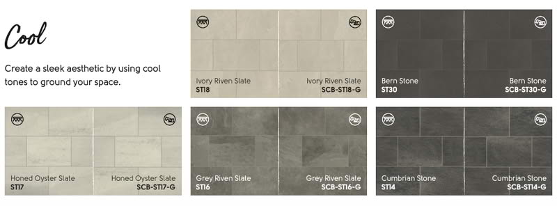 Introduce 2026 Karndean DesignFlooring Cool toned slate vinyl tile colour selections