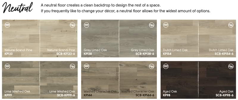 Introduce 2026 Karndean DesignFlooring Neutral flooring options displayed.
