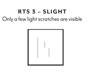 Slight scratches RTS 3 Rating