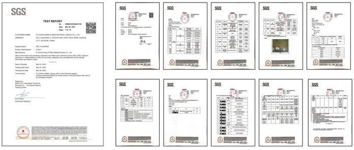 Vinyl Flooring Factory Checklist - How to Choose a Reliable Supplier SGS test reports for flooring
