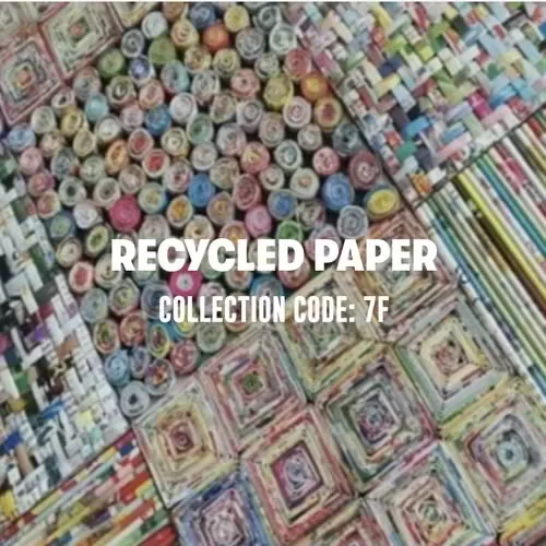 Recycled paper art collection