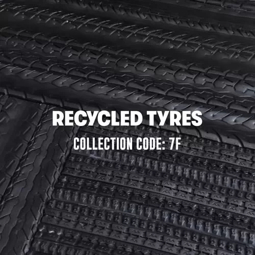 Recycled tyres collection code 7F