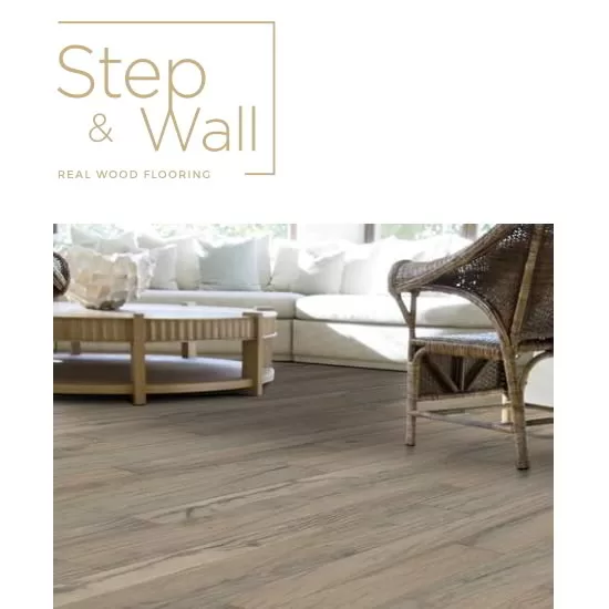 Wood flooring in living room