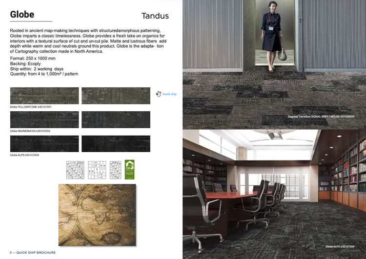Globe Tandus carpet flooring catalog