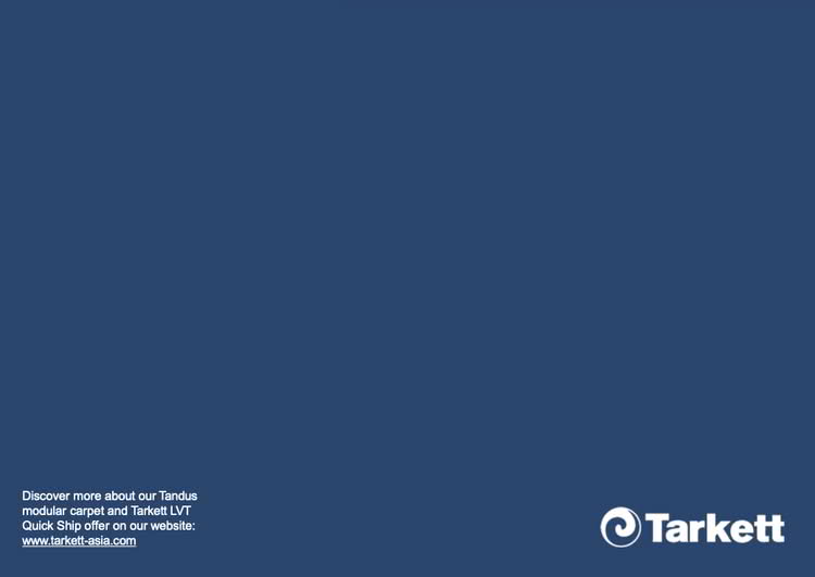 Tarkett modular carpet and LVT from Tarkett-Asia