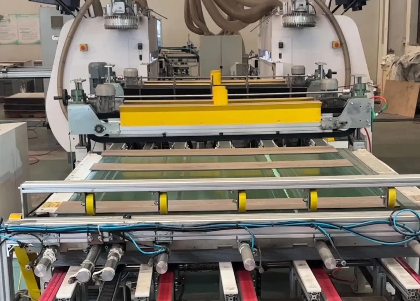 Standard Slotting Line for Luxury Vinyl Flooring Planks